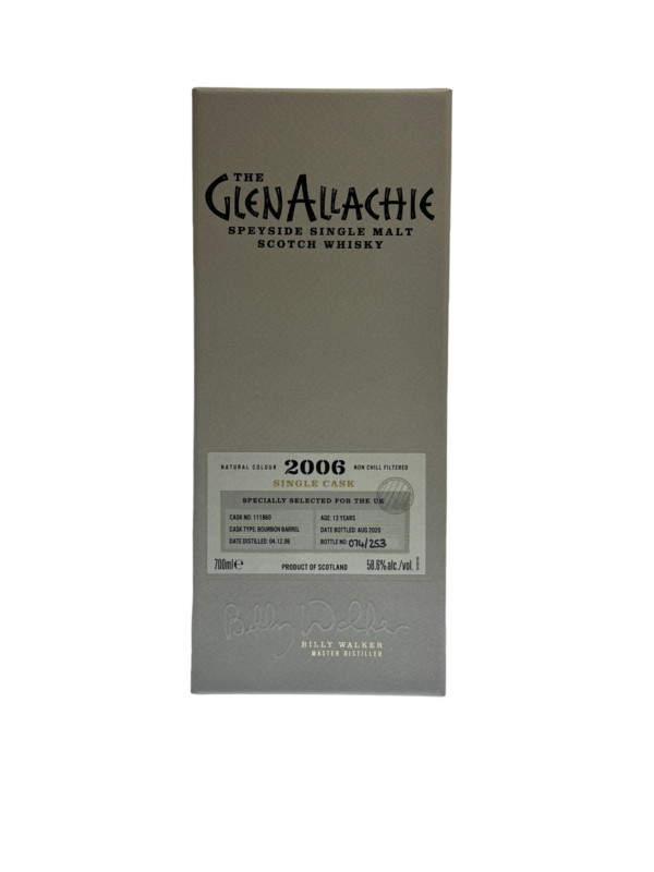 GlenAllachie 2006 Bourbon Handfill caskandquay.com