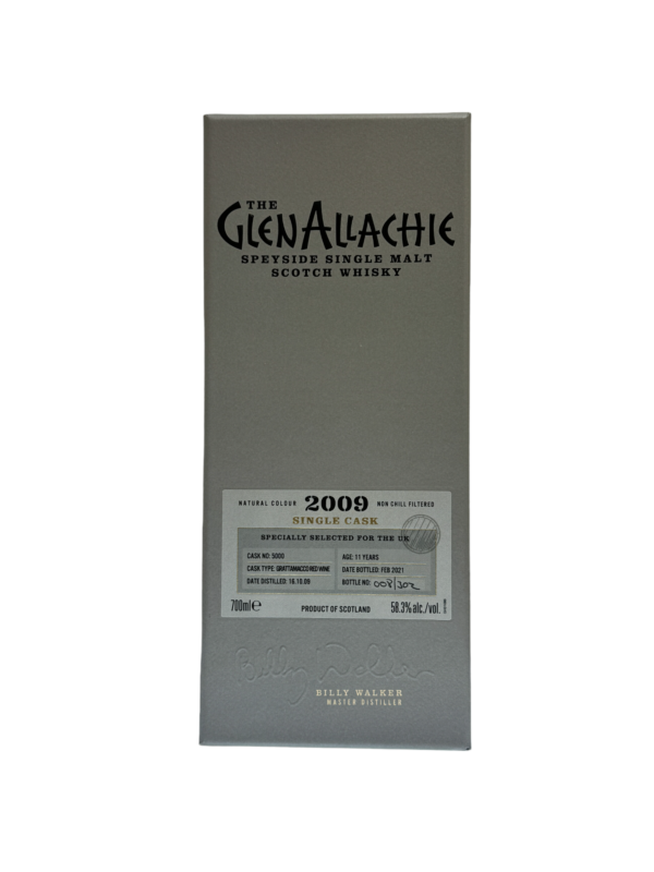 GlenAllachie 2009 Grattamacco Red Wine Handfill caskandquay.com