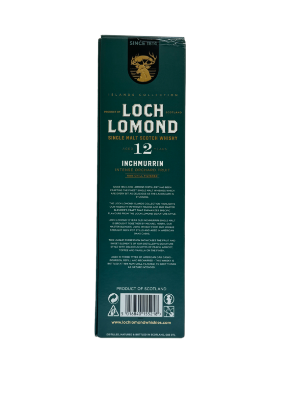 Loch Lomond 12 Year Old Inchmurrin caskandquay.com