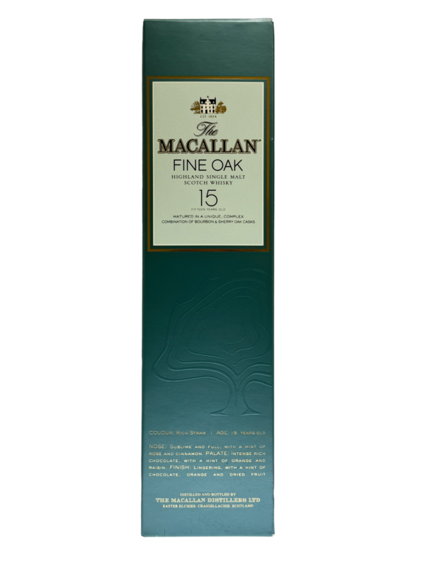 Macallan 15 Fine Oak caskandquay.com