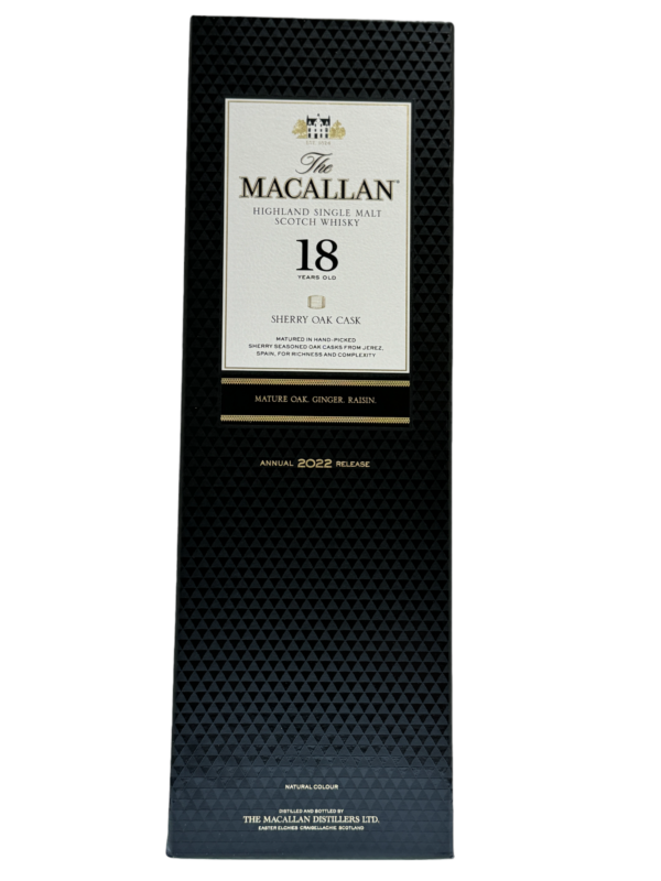 Macallan 18 Year Old Sherry Oak Cask caskandquay.com