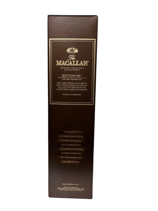 Macallan Edition No 1 caskandquay.com
