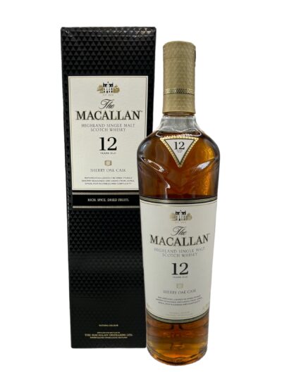 Macallan 12 Year Old Sherry Oak Cask caskandquay.com