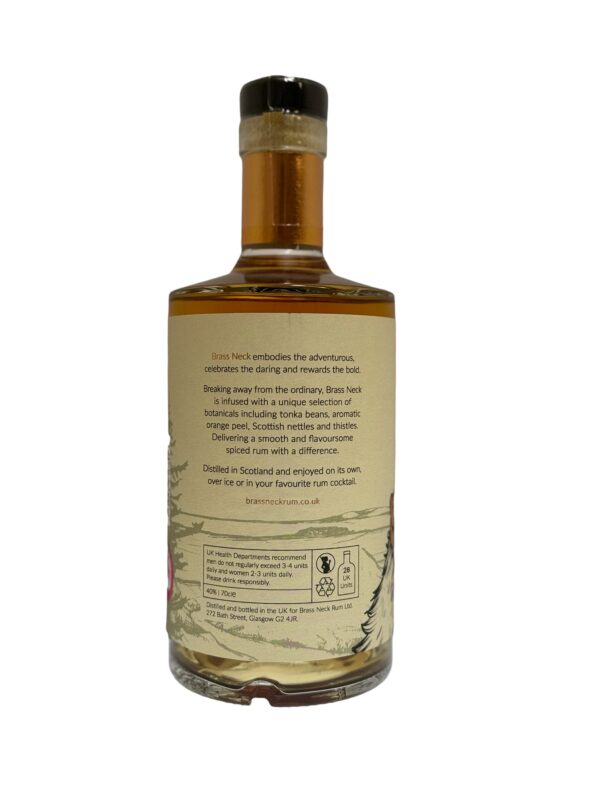 Brass Neck Premium Scottish Spiced Rum caskandquay.com
