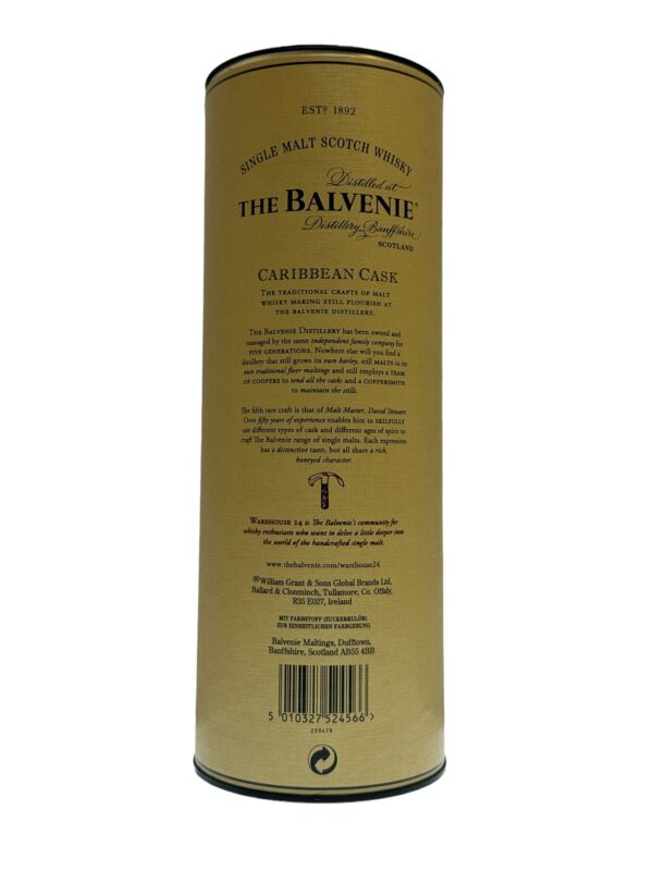 The Balvenie Caribbean Cask 14 year old caskandquay.com