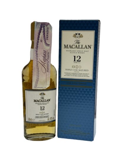 Macallan 12 Year Old Triple Cask Miniature caskandquay.com