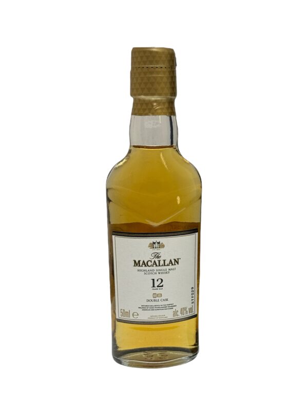 MacAllan 12 Year Old Double Cask Miniature caskandquay.com