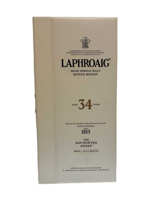 Laphroaig 34 Year Old The Ian Hunter Story caskandquay.com