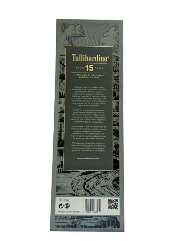 Tullibardine 15 Year Old caskandquay.com