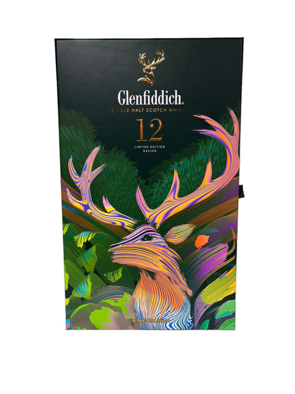 Glenfiddich 12yr Old with Hip flask caskandquay.com