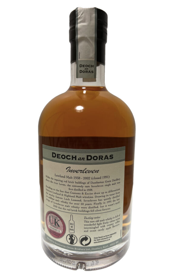 Deoch an Doras Inverleven 37 Years Cask Strength caskandquay.com