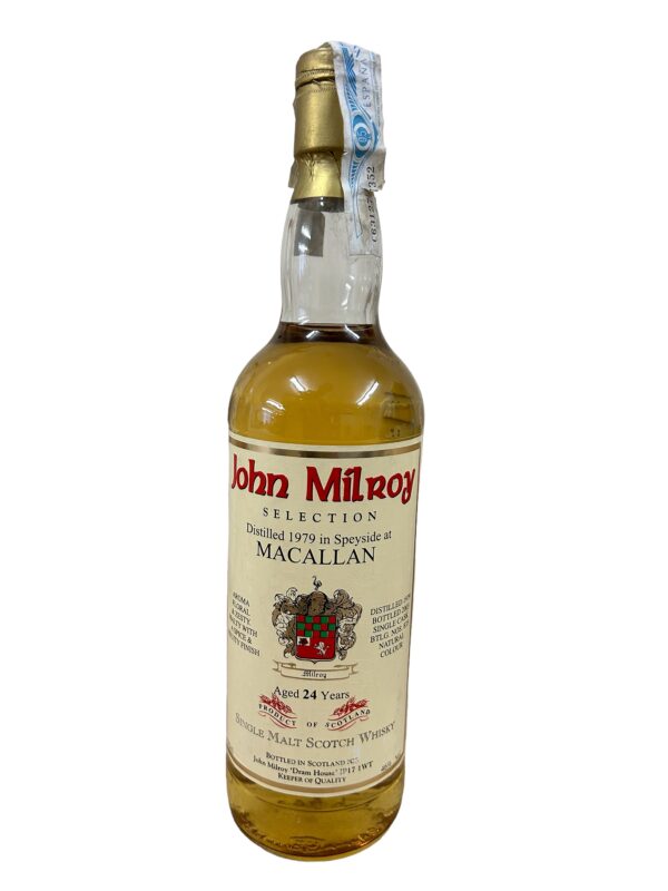 Macallan 24 Year Old John Milroy 1979 caskandquay.com