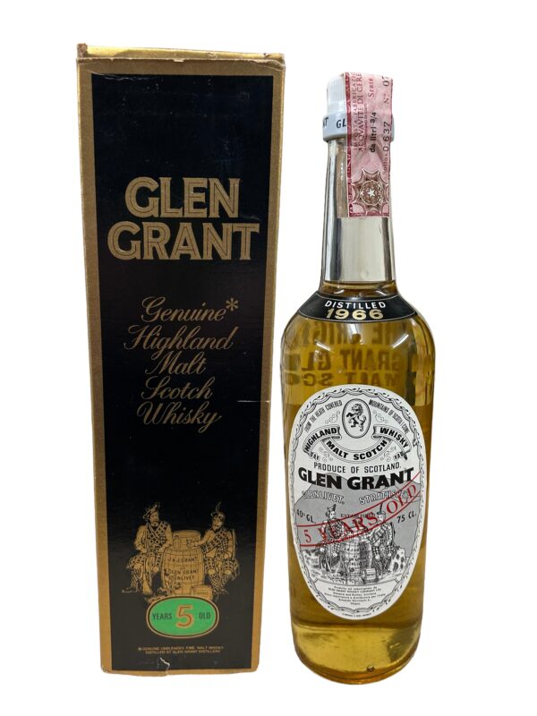 Glen Grant 5 Year Old 1966 caskandquay.com