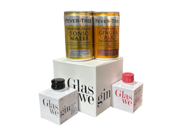 Glaswegin Mini’s (2x5cl) & Mixer Gift Set caskandquay.com